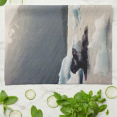 Linge De Cuisine Glace bleue (Plié)