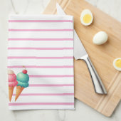 Linge De Cuisine Glace colorée (Quart Plié)