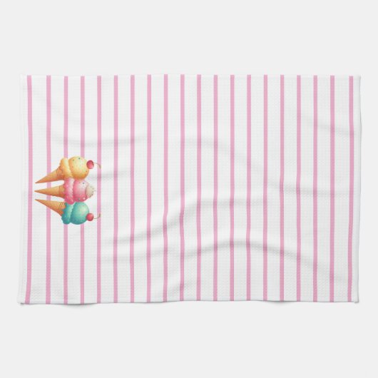 Linge De Cuisine Glace colorée (Horizontal)