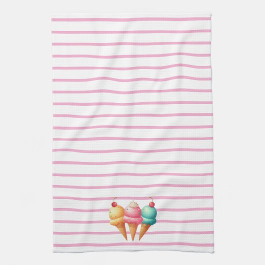 Linge De Cuisine Glace colorée (Vertical)