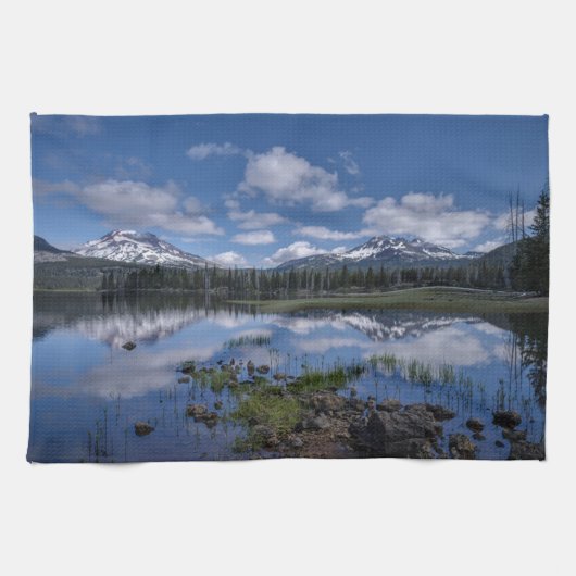 Linge De Cuisine Glace et neige | Lac Sparks, Oregon (Horizontal)