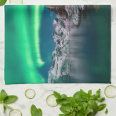 Linge De Cuisine Glace et neige | Northern Lights, Norvège (Plié)