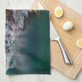 Linge De Cuisine Glace et neige | Northern Lights, Norvège (Quart Plié)