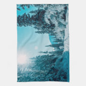 Linge De Cuisine Glace et neige | Réserve naturelle de l'Altaï, Rus (Vertical)