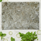 Linge De Cuisine Glace glaciaire Texture nature Abstraite (Plié)