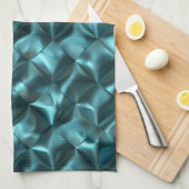 Linge De Cuisine Glam Abstrait bleu turquoise (Quart Plié)