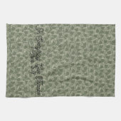 Linge De Cuisine Glands d'automne dans l'olive (Horizontal)