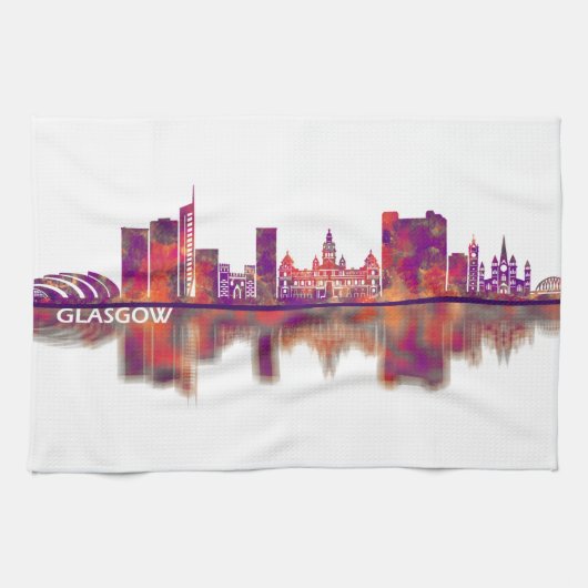 Linge De Cuisine Glasgow Skyline (Horizontal)