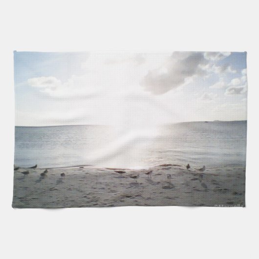 Linge De Cuisine Gloire du soleil à la plage (Horizontal)