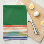 Linge De Cuisine Glorious Rainbow Stripes (Quart Plié)