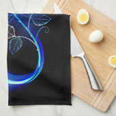 Linge De Cuisine Glowing infinity with blue rose (Quart Plié)