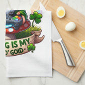 Linge De Cuisine Gnome de joueur de la Saint-Patrick (Quart Plié)