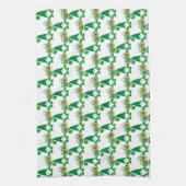 Linge De Cuisine Gnome de la Saint-Patrick avec chope de bière (Vertical)
