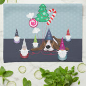 Linge De Cuisine Gnome pour les Holidays (Plié)