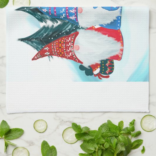 LINGE DE CUISINE GNOMES (Plié)