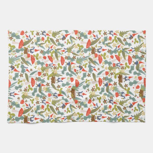 Linge De Cuisine Gnomes des bois (Horizontal)