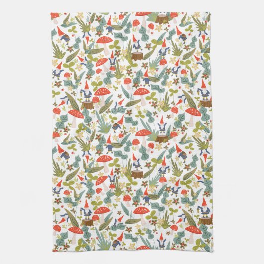 Linge De Cuisine Gnomes des bois (Vertical)
