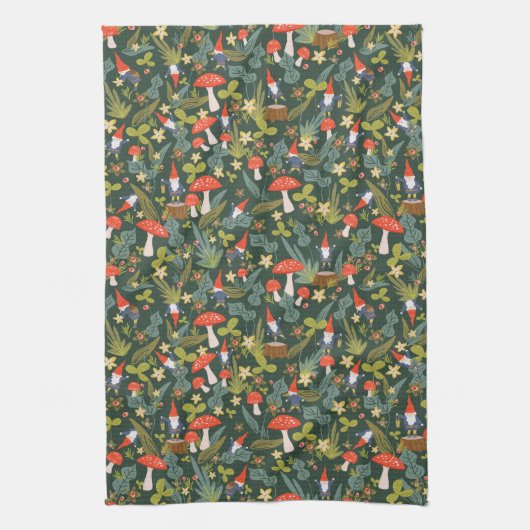 Linge De Cuisine Gnomes des bois (Vertical)