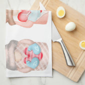 Linge De Cuisine Gnomes Valentines Vacances (Quart Plié)