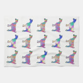 Linge De Cuisine Goats Funky Colourful Illustration Artsy Animals (Horizontal)