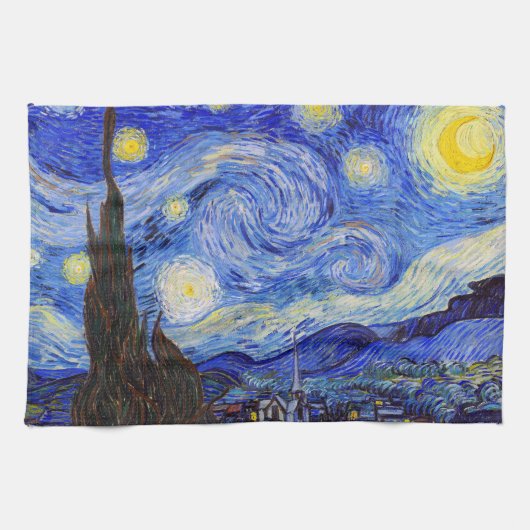 Linge De Cuisine Gogh , “Starry Night” (Horizontal)