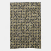 Linge De Cuisine Gold Scratch Golden Modern Glamor Unique Élégant (Vertical)