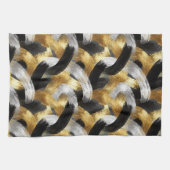 Linge De Cuisine Gold Silver Black Christmas Celebration (Horizontal)