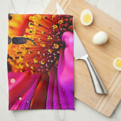 Linge De Cuisine Golden Bee Flower Magic Design (Quart Plié)