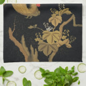 Linge De Cuisine Golden Bird Classic japonais Antique (Plié)