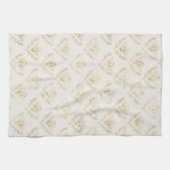 Linge De Cuisine Golden Bumble Bee Motif (Horizontal)