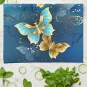 Linge De Cuisine Golden butterflies (Plié)