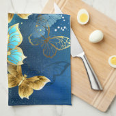 Linge De Cuisine Golden butterflies (Quart Plié)