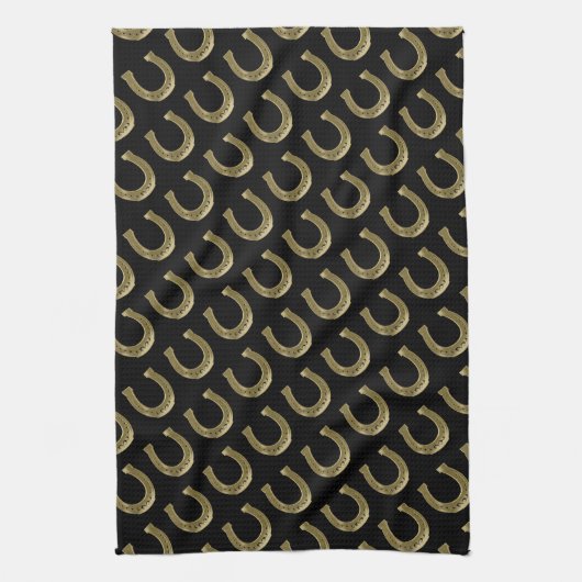 Linge De Cuisine Golden horseshoe (Vertical)