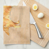 Linge De Cuisine Golden Retriever (Quart Plié)