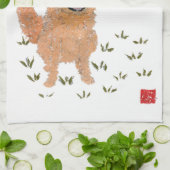 Linge De Cuisine Golden retriever (Plié)