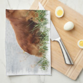 Linge De Cuisine Golden retriever (Quart Plié)