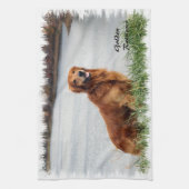 Linge De Cuisine Golden retriever (Vertical)