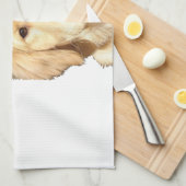 Linge De Cuisine Golden Retriever de Noël (Quart Plié)