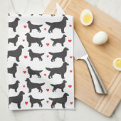 Linge De Cuisine Golden Retriever Love (Quart Plié)