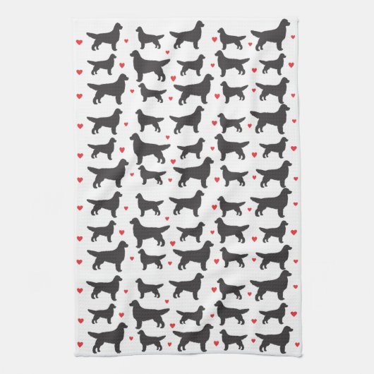 Linge De Cuisine Golden Retriever Love (Vertical)
