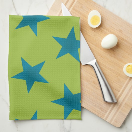 Linge De Cuisine Golden Stars Motif 20 (Quart Plié)