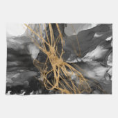 Linge De Cuisine Golden Vortex I (Horizontal)