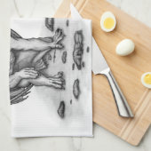 Linge De Cuisine Golem Gargoyle (Quart Plié)