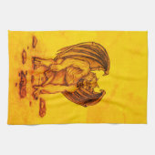 Linge De Cuisine Golem Gargoyle (Horizontal)