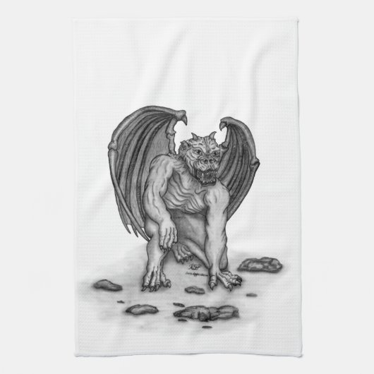 Linge De Cuisine Golem Gargoyle (Vertical)