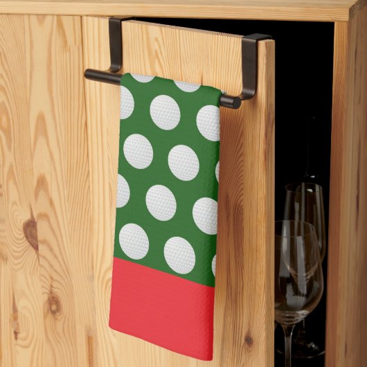 Linge De Cuisine Golf Cadeaux de Noël Thème de golf (Pliage en tiers)
