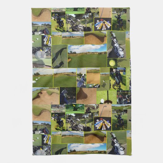 Linge De Cuisine Golf Collage (Vertical)