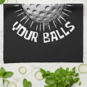 Linge De Cuisine Golf drôle (Plié)