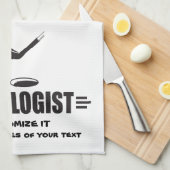 Linge De Cuisine Golf Funny sur mesure (Quart Plié)