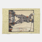 Linge De Cuisine Golf Golfer Vintage Golf antique (Horizontal)